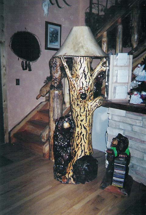 Bear Lamp and Bear CD Holder